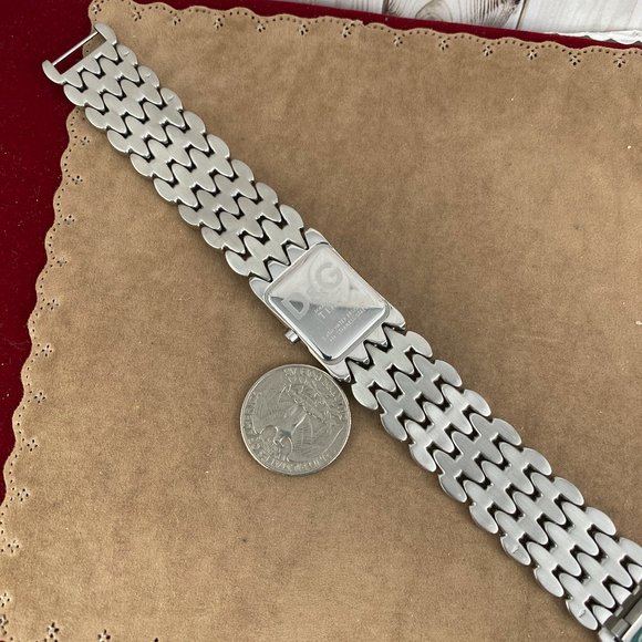 Dolce and Gabbana Silver Tone Watch Crystal Bezel and Bracelet - Picture 12 of 14